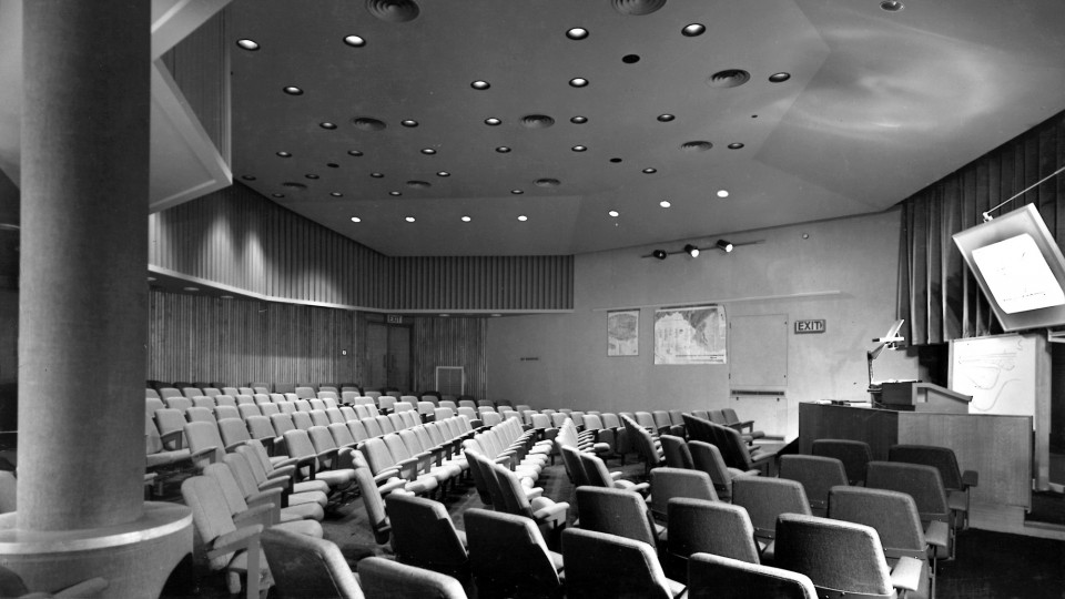 THE GEOLOGICAL SOCIETY - lecture theatre - acoustic treatment