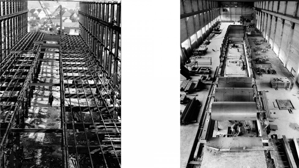 WOLVERCOTE PAPER MILL - main hall - 1952